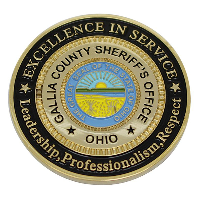 USA保安官ソフトエナメルメタルチャレンジコイン